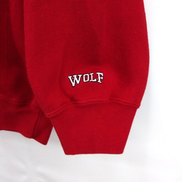 Sailing Sweatshit Mens Medium Red Long Sleeve Embroidered - Picture 8 of 9